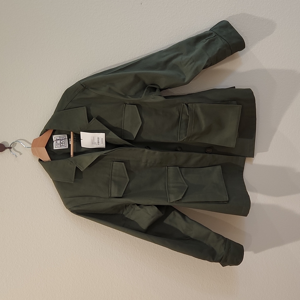 Toteme oversized khaki jacket size xs